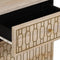 vidaXL - Nachtkastje - 50x33x60 - cm - massief - mangohout
