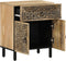 vidaXL - Nachtkastje - 50x33x60 - cm - massief - mangohout