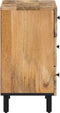 vidaXL - Nachtkastje - 50x33x60 - cm - massief - mangohout