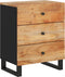 vidaXL - Nachtkastje - 50x33x62 - cm - massief - acaciahout - en - bewerkt - hout