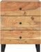 vidaXL - Nachtkastje - 50x33x62 - cm - massief - acaciahout - en - bewerkt - hout