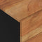 vidaXL - Nachtkastje - 50x33x62 - cm - massief - acaciahout - en - bewerkt - hout
