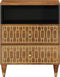 vidaXL - Nachtkastje - 50x33x62 - cm - massief - mangohout