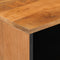 vidaXL - Nachtkastje - 50x33x62 - cm - massief - mangohout