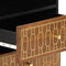 vidaXL - Nachtkastje - 50x33x62 - cm - massief - mangohout