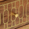 vidaXL - Nachtkastje - 50x33x62 - cm - massief - mangohout