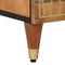 vidaXL - Nachtkastje - 50x33x62 - cm - massief - mangohout