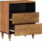 vidaXL - Nachtkastje - 50x33x62 - cm - massief - mangohout