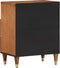 vidaXL - Nachtkastje - 50x33x62 - cm - massief - mangohout