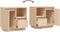vidaXL - Nachtkastje - 50x34x50 - cm - massief - grenenhout