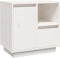 vidaXL - Nachtkastje - 50x34x50 - cm - massief - grenenhout - wit