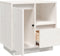 vidaXL - Nachtkastje - 50x34x50 - cm - massief - grenenhout - wit