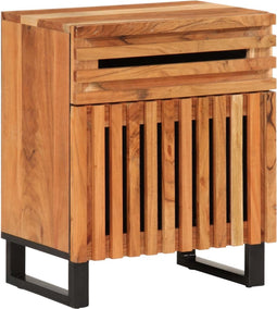 vidaXL - Nachtkastje - 50x34x60 - cm - massief - acaciahout