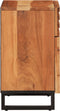 vidaXL - Nachtkastje - 50x34x60 - cm - massief - acaciahout