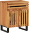 vidaXL - Nachtkastje - 50x34x60 - cm - massief - mangohout - bruin