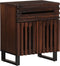 vidaXL - Nachtkastje - 50x34x60 - cm - massief - mangohout - bruin