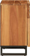 vidaXL - Nachtkastje - 50x34x60 - cm - massief - mangohout - bruin