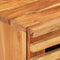 vidaXL - Nachtkastje - 50x34x60 - cm - massief - mangohout - bruin