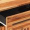 vidaXL - Nachtkastje - 50x34x60 - cm - massief - mangohout - bruin