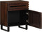 vidaXL - Nachtkastje - 50x34x60 - cm - massief - mangohout - bruin