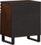 vidaXL - Nachtkastje - 50x34x60 - cm - massief - mangohout - bruin