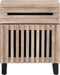 vidaXL - Nachtkastje - 50x34x60 - cm - massief - mangohout - wit