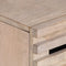 vidaXL - Nachtkastje - 50x34x60 - cm - massief - mangohout - wit