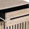 vidaXL - Nachtkastje - 50x34x60 - cm - massief - mangohout - wit