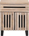 vidaXL - Nachtkastje - 50x34x60 - cm - massief - ruw - mangohout