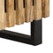vidaXL - Nachtkastje - 50x34x60 - cm - massief - ruw - mangohout