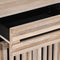 vidaXL - Nachtkastje - 50x34x60 - cm - massief - ruw - mangohout