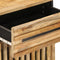vidaXL - Nachtkastje - 50x34x60 - cm - massief - ruw - mangohout