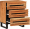 vidaXL - Nachtkastje - 50x34x62 - cm - massief - acaciahout