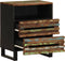 vidaXL - Nachtkastje - 50x34x62 - cm - massief - acaciahout