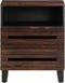 vidaXL - Nachtkastje - 50x34x62 - cm - massief - mangohout