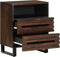vidaXL - Nachtkastje - 50x34x62 - cm - massief - mangohout