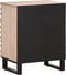 vidaXL - Nachtkastje - 50x34x62 - cm - massief - mangohout