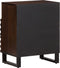 vidaXL - Nachtkastje - 50x34x62 - cm - massief - mangohout