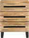 vidaXL - Nachtkastje - 50x34x62 - cm - massief - ruw - mangohout