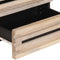 vidaXL - Nachtkastje - 50x34x62 - cm - massief - ruw - mangohout