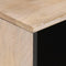 vidaXL - Nachtkastje - 50x34x62 - cm - massief - ruw - mangohout