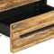 vidaXL - Nachtkastje - 50x34x62 - cm - massief - ruw - mangohout