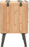 vidaXL - Nachtkastje - 50x35x57 - cm - massief - vurenhout