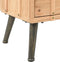vidaXL - Nachtkastje - 50x35x57 - cm - massief - vurenhout