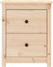 vidaXL - Nachtkastje - 50x35x61,5 - cm - massief - grenenhout