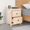 vidaXL - Nachtkastje - 50x35x61,5 - cm - massief - grenenhout