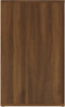 vidaXL - Nachtkastje - 50x36x60 - cm - bewerkt - hout - bruin - eikenkleur