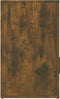 vidaXL - Nachtkastje - 50x36x60 - cm - bewerkt - hout - gerookt - eikenkleurig