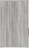 vidaXL - Nachtkastje - 50x36x60 - cm - bewerkt - hout - grijs - sonoma - eikenkleurig