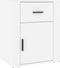 vidaXL - Nachtkastje - 50x36x60 - cm - bewerkt - hout - wit